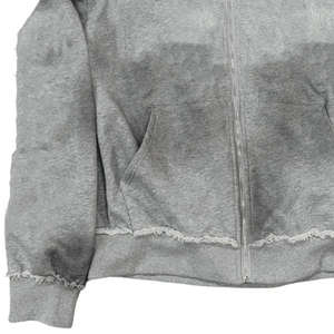 Custom Your Logo High Quality Oversized Unisex Hoodie Sweatpants Blank Sports <b>Sets</b> for Men Two Pieces with distressed <b>embroidery</b> - Product Image 5