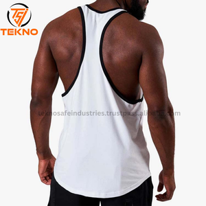 Vêtements d'été pour hommes Débardeurs 100% Pure Cotton Sleeveless Fitness Elastic Bodybuilding Vest for Men and Women - Product Image 3