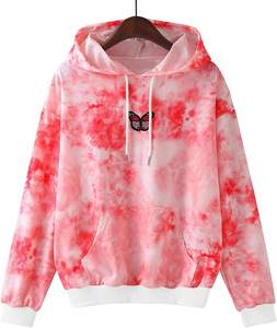 Sudadera con Capucha y Pantalones Deportivos con Estampado Tie Dye, Precio de Fábrica OEM, Sudadera con Capucha Tie Dye para Hombre/Mujer, 100% Algodón, Sudadera con Capucha Tie Dye - Product Image 4