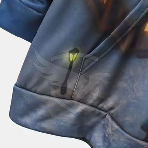 เสื้อมีฮู้ดพิมพ์ซับลิเมชันสำหรับผู้ชายเสื้อมีฮู้ดพิมพ์ลายคุณภาพสูงออกแบบโลโก้ของคุณเอง - Product Image 5