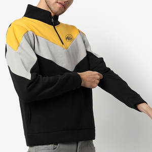 Sweat-shirts à col montant style streetwear, logo personnalisé, impression couleur, col montant uni, écologique, respirant, haute qualité - Product Image 5