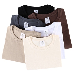 Alta calidad 100% algodón pesado de gran tamaño gráfico personalizado hombres camiseta Logo impreso sublimación en blanco liso camiseta - Product Image 1