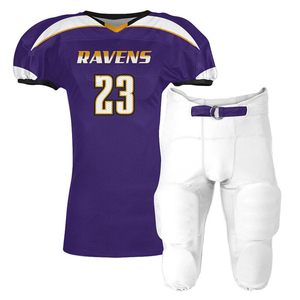 Guantes City, Uniforme de Fútbol Americano, Jersey Integrado de Manga Corta, Pantalones de Protección 100% Poliéster para Entrenamiento y Partido - Product Image 6