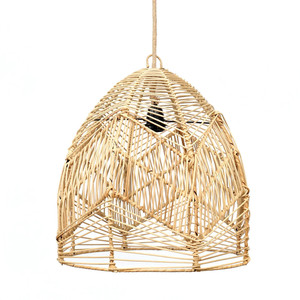 Handicraft Eco-friendly Bamboo Rattan Lampshade Modern <b>Chinese</b> Interlocking Frames Rattan Ball <b>Lamp</b> for Decoration 2-Year - Product Image 6