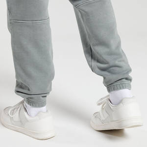 Pantalon de jogging pour homme en molleton polyester/coton, couleur personnalisée, délavage vintage, taille mi-haute avec cordon de serrage, style streetwear hiver - Product Image 4