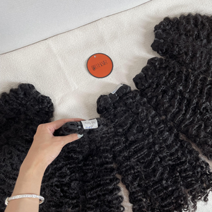 Extensiones de cabello humano Remy vietnamita de lujo suelta onda profunda rizada cruda cutícula alineada trama rizada cabello rizado - Product Image 3