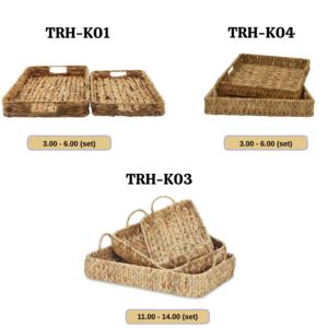 ชุดถาดใส่ของสะสมชุดถาดใส่อาหารถาดใส่ผลไม้หญ้าทะเลถาดใส่อาหาร - Product Image 2