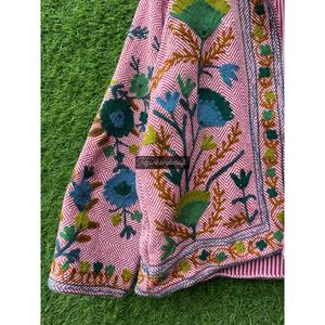 Customizable Embroidery Suzani Jute Fabric Jacket for Autumn Season Women's Handmade Cotton Suzani Jacket Embroidered Uzbek - Product Image 3