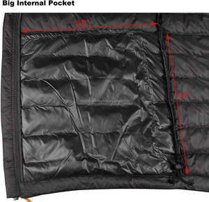 High Quality Wholesale Winter Men's High Street <b>Packable</b> Puffer <b>Jacket</b> Waterproof Breathable Windproof Hooded Insulated - Product Image 5