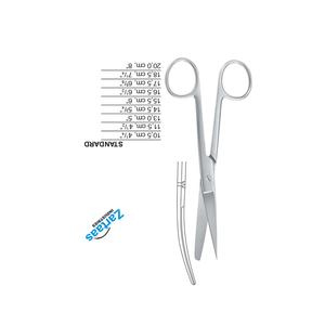 Ciseaux de fonctionnement en acier inoxydable de haute qualité Standard Sharp/Blunt Fabricant et exportateur - Product Image 3