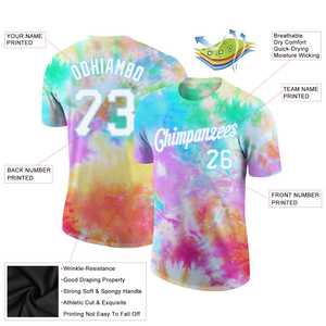 Camiseta de Manga Corta Unisex con Logotipo Personalizado, Fabricada en Fábrica, Ecológica, Sublimada, Tie Dye, de Secado Rápido, Cuello Redondo, de Polialgodón, para Verano - Product Image 4