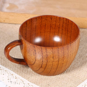 Tasse à thé en bois fabrication la plus basse tasse en bois faite à la main ou tasse en bois pour boire tasse à thé meilleur prix - Product Image 4