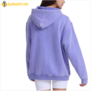 Urban Fashion Stylish Oversized Acid Wash <b>Hoodie</b> for Men and <b>Women</b> 100% Cotton With Embroidered Sweatpants for Winter - Product Image 4