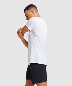 เสื้อยืดแขนสั้นลายเรียบสไตล์ลำลองสำหรับผู้ชาย ขายส่งแบบใหม่ ผ้าฝ้าย 100% น้ำหนัก 180 กรัม ระบายอากาศได้ดี แห้งเร็ว ผ้าโพลีเอสเตอร์/คอตตอน - Product Image 5