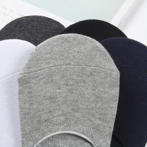 Calcetines atléticos clásicos informales unisex de alta calidad de poliéster de punto bajo MOQ disponible blanco negro azul logotipo personalizado diseño-Calcetines - Product Image 3