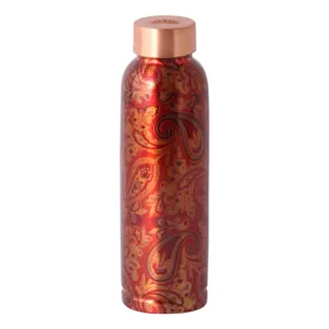 View larger image Add to Compare Share Pure Source India Pure Copper Bottle Joint Free Leak Proof Copper Bottle Water Bottle