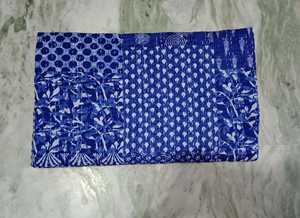 Edredones estampados de algodón 100% kantha con teñido índigo y bloques impresos hechos a medida en diseño abstracto ideal para tiendas de reventa - Product Image 6