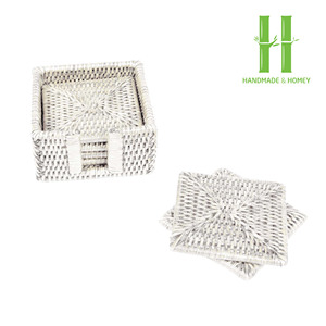 HOT SELLER Rattan Coaster Handmade Wicker Large Table Round Coaster <b>Placemats</b> Table Pad Fringe Home Decoration From Vietnam - Product Image 2