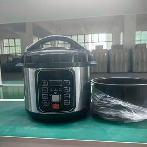 Electrodomésticos eléctricos de acero inoxidable y plata multifuncional de 6L, cocina pequeñ<span class=keywords><strong>a</strong></span>, cocina de arroz y <span class=keywords><strong>olla</strong></span> <span class=keywords><strong>a</strong></span> presión - Product Image 4