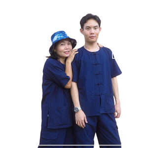 เสื้อแบบโมฮอม100% ไทยดั้งเดิมคุณภาพพรีเมี่ยม, ผ้าฝ้ายทอมือสีครามธรรมชาติ - Product Image 2