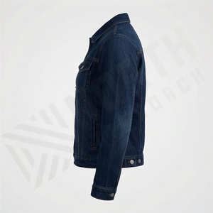 Nouvelle veste en jean tendance pour femmes, 100% coton, respirante, écologique, de haute qualité, service OEM, vente en gros, veste streetwear tendance - Product Image 3