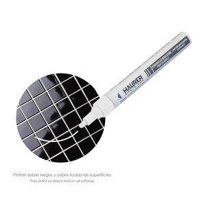Professional Construction <b>Marker</b> Pen <b>Permanent</b> Paint White - Product Image 2