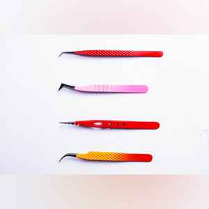 Pinzas de Precisión Nano Grip para Pestañas, Herramientas de Punta Micro Elite, Pinzas Profesionales para Alineación de Pestañas con Borde Afilado - Product Image 3