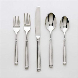 Ensemble de couverts de style occidental à poignée faite main en acier inoxydable poli argent plat pour la maison mariage hôtel - Product Image 6