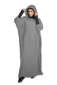 2024 Goedkoopste Moslim Vrouwen Abaya Met Hoodie Lange Mouw Vrouwen Grote Sjaal Gril Gebed Islamitische Vrouwen Jurk Kaftan Jilbab - Product Image 3