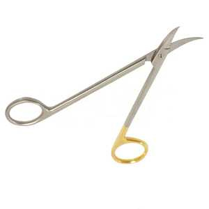 กรรไกรผ่าตัดสเตนเลสสตีลคีมหลอดเลือดแดงเคลลี่โค้งงอพร้อมขากรรไกรที่หยักบางส่วนเครื่องมือสำหรับมนุษย์300มม. - Product Image 3