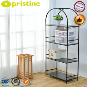 Étagère d'angle en métal à 4 niveaux, moderne, durable, pour le rangement à domicile, bricolage, salle de bain - Product Image 3