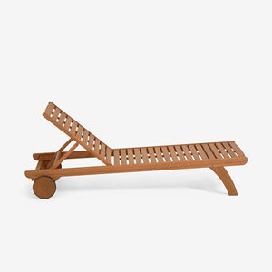 Tumbona de Madera de Teca para Exteriores, Duradera y de Lujo, para Villa, Hotel, Restaurante, Junto a la Piscina - Aqsabian - Product Image 3