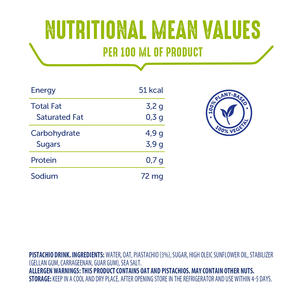 Boisson à base de pistache OraSi, goût intense, sans arômes artificiels, 0,5 litre, 12 unités, durée de conservation de 360 jours - Product Image 5