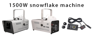 Machine à flocon de <span class=keywords><strong>neige</strong></span> à effets de rêve de mariage Lumières de projection Machine à <span class=keywords><strong>neige</strong></span> 1500W pour une ambiance festive - Product Image 5