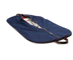 Sac de voyage pliable en cuir et toile pour vêtements, porte-costume de qualité supérieure, organisateur classique, fermeture éclair étanche, sac suspendu pour - Product Image 5