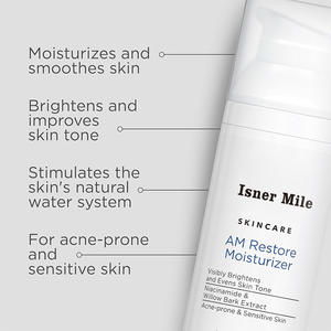 Yüz nemlendirici losyon yağsız yüz nemlendirici hyaluronik asit ile nemlendirir ve cildi nemlendirir hafif formülü - Product Image 2