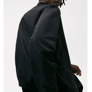 Chaqueta Bomber de invierno personalizada para hombre-Nuevo diseño Logotipo frontal Secado rápido y a prueba de viento Estilo de calle Espesor estándar - Product Image 6