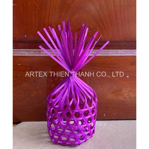 Handmade Colorful Bamboo Basket <b>Gift</b> Packaging for Ramadan <b>Eid</b> Celebration Custom Size OEM ODM Vietnam - Product Image 6