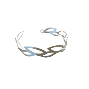 Pulsera Artesanal de Cuentas 2025, Brazalete Ancho de Latón Pulido Dorado, Estilo Tribal, para Mujer - Product Image 2