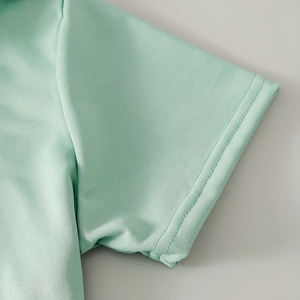 เซ็ตเสื้อยืดมีฮู้ดและพิมพ์ลายสำหรับเด็กผู้ชายชุดวิ่งลำลอง2ชิ้นฤดูร้อนแขนสั้นโพลีเอสเตอร์ระบายอากาศสำหรับสวมใส่กลางแจ้ง - Product Image 5