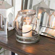 Handmade <b>Candle</b> <b>Holder</b> Galvanized Round Hanging Votive <b>Lantern</b> for Home Decoration or Weddings Iron Metal Material - Product Image 3