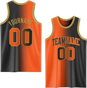 Conjunto de Uniforme de Baloncesto Personalizado, Transpirable, 100% Poliéster, de Secado Rápido, para Equipos Unisex, con Diseño Impreso - Product Image 5