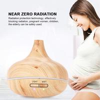 Diffuseur d'huiles essentielles et humidificateur à brume fraîche Aroma ultrasonique avec modes de brume, lumières de couleur LED pour la maison, le bureau et la chambre de bébé