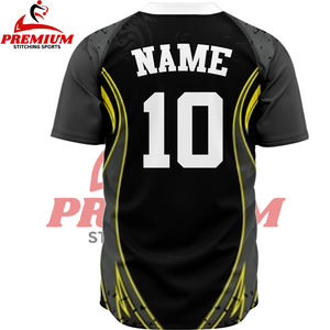 Maillot de baseball Tech-Dry extensible dans les quatre sens, vêtements de sport, vente en gros à prix réduit, maillot de baseball - Product Image 3