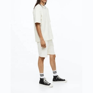 Camisetas blancas de alta calidad para hombre, ropa de calle 100% de algodón, a granel, ligera, transpirable, de gran tamaño - Product Image 5