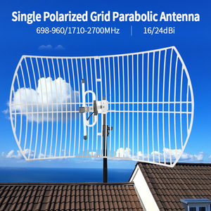<span class=keywords><strong>Antena</strong></span> de polarización única para exteriores 698-2700MHz 2G 3G 4G <span class=keywords><strong>Antena</strong></span> parabólica de rejilla de alta ganancia para <span class=keywords><strong>amplificador</strong></span> de señal - Product Image 2