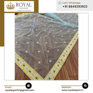 Lehenga choli ชุดงานแต่งงานผ้าซาตินมาเลย์ผ้าซาตินพร้อม zari และงานปักสำหรับผู้ซื้อจำนวนมาก - Product Image 5