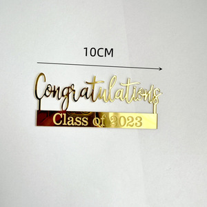 <span class=keywords><strong>New</strong></span> <span class=keywords><strong>Arrival</strong></span> Side GRAD bánh thiết kế Acrylic Christmas Party bánh trang trí cho lời chúc mừng - Product Image 4