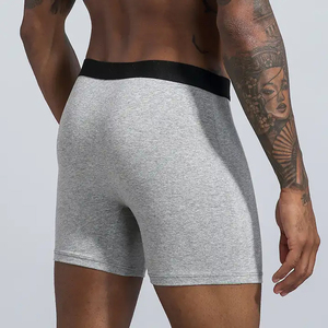 กางเกงขาสั้นบ็อกเซอร์5นิ้วสำหรับผู้ชายกางเกงในชายผ้าบ็อกเซอร์พิมพ์ลายโลโก้แบบกำหนดเอง - Product Image 2