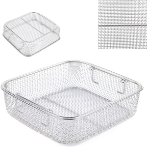 Plateau en maille de fil chirurgical en acier inoxydable professionnel pour instruments médicaux, utilisation hospitalière - Product Image 3